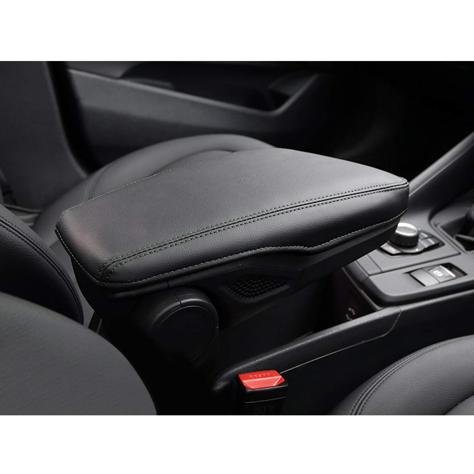 Armlehnenabdeckung Für Audi Q3 2019-2020 - PU Leder Mittelkonsole Schutz