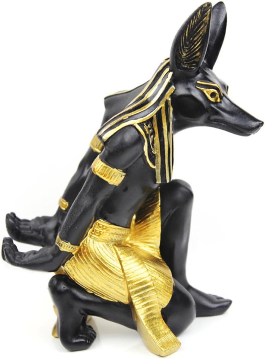 PRETYZOOM 2pcs Anubis Shape Creative Wine Rack Elegant Wine Storage Holder for Home Bar Ktv Restaurant Parties Unique European Style