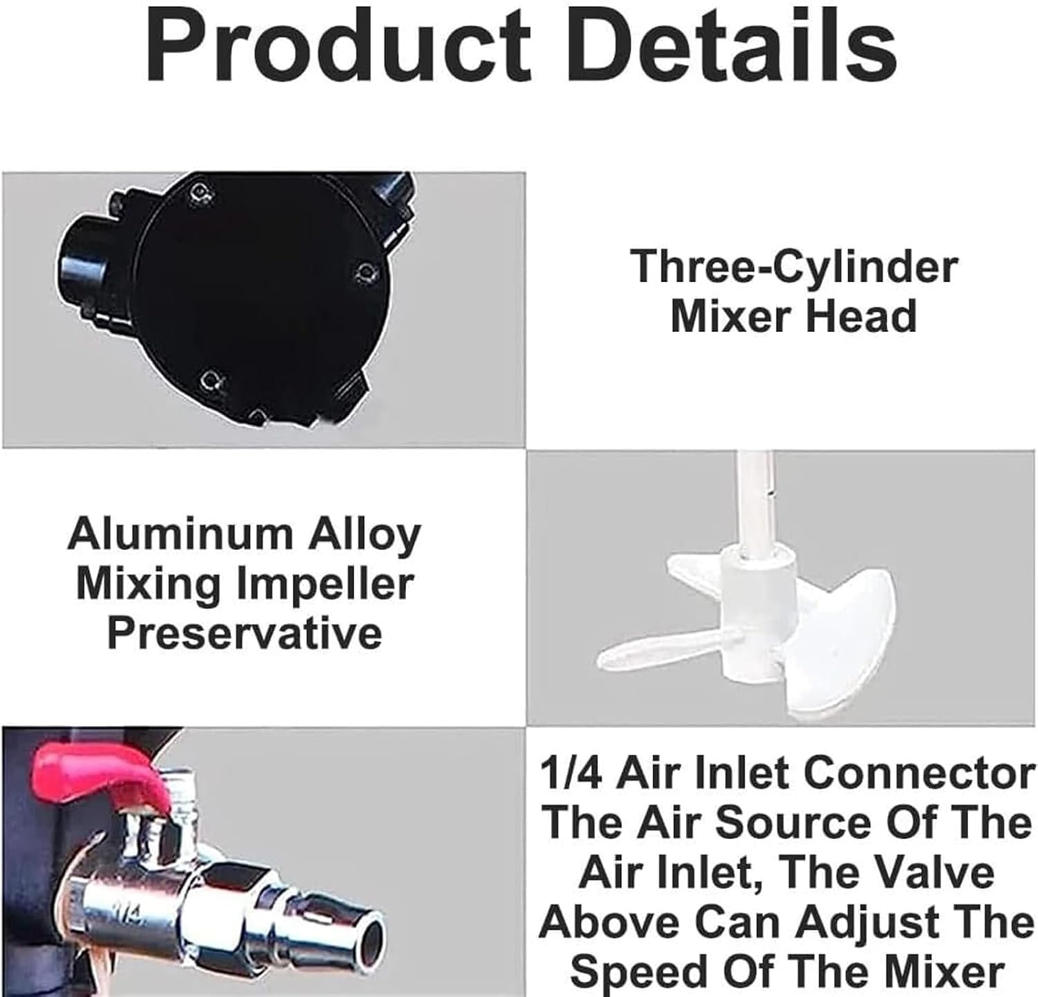 Automatic Pneumatic Paint Mixer - High-Speed Lift Stirrer, Professional Coating Agitator for Efficient Paint, Dye & Hydrosol Mixing Industrial Paint