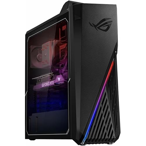 ASUS ROG Strix GT15 Gaming Desktop PC, Intel Core i7-12700F, GeForce RTX 3060, 16GB DDR4 RAM, 512GB SSD, Windows 11 Home, G15CF-BS764,Black