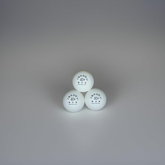 3-Star Table Tennis Balls – Premium 40+ ABS Ping Pong Balls for Training & Competition, High Bounce & Durable, Orange or White, Packs of 9, 18, 36 or 72