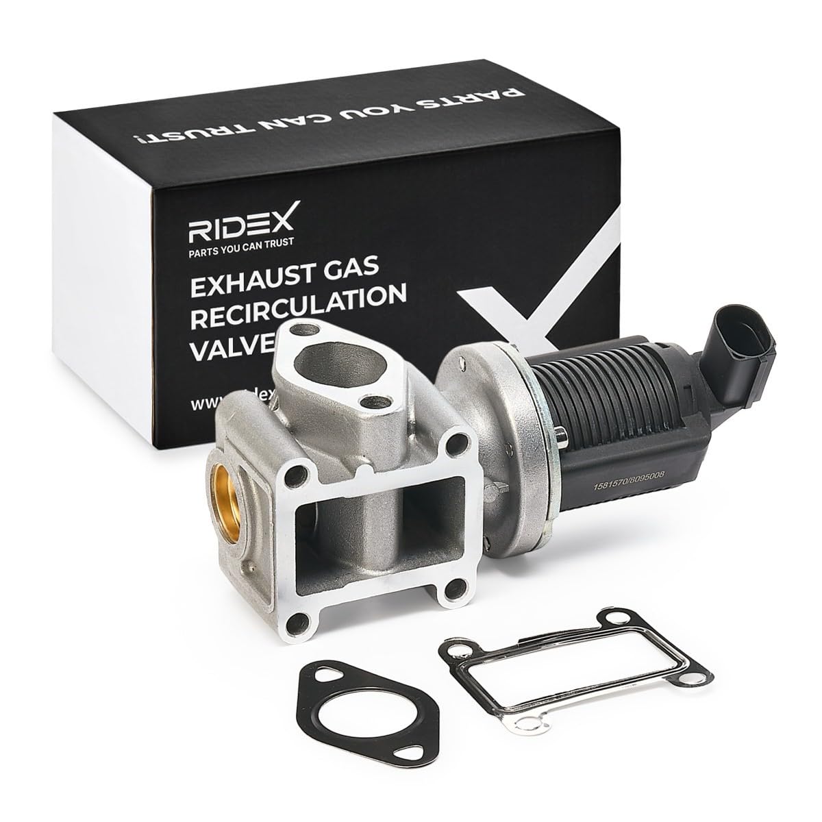 RIDEX 1145E0004 Válvula EGR eléctrico con junta Compatible con OPEL Vectra C Caravan Z02