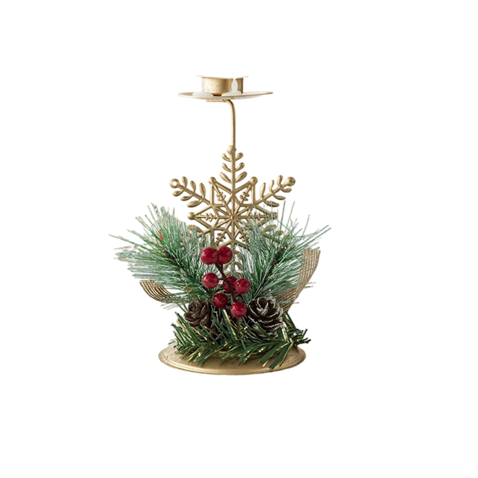 Osniyaw A Iron Christmas Te Light Holder, Iron Holder, Christmas Decoration For Party Dining Table Centrepieces, Decorative Stand