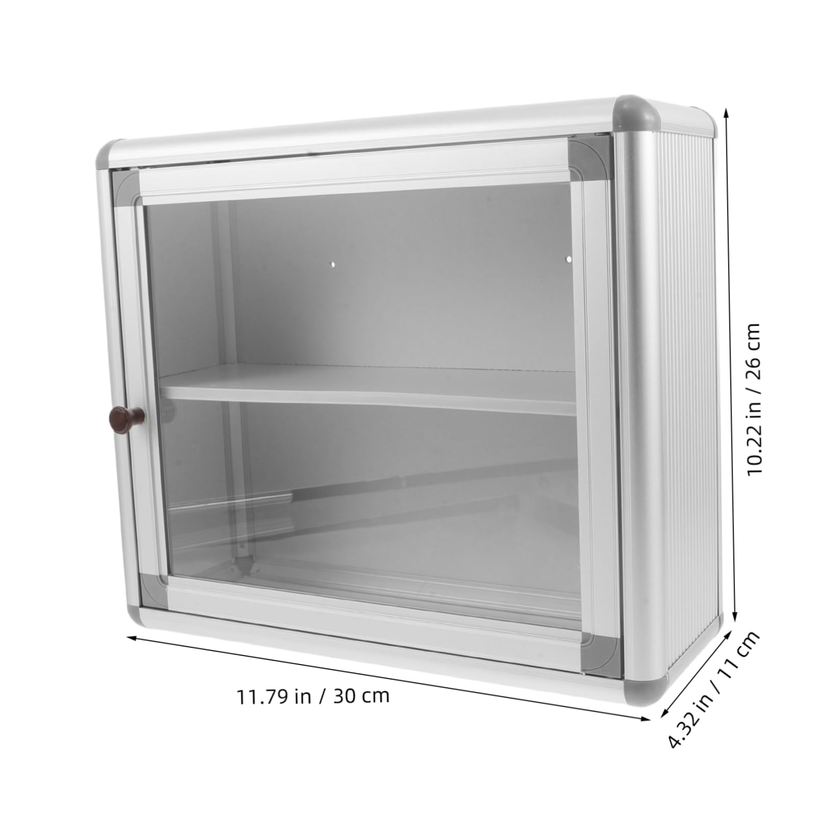 Cabilock Caja Médica Colgante de Metal Pequeña, Organizador de Medicamentos Resistente Intemperie, Montable en Pared, Estuche para Botiquín Casero, Uso en Oficinas y Bancos, Almacenamiento