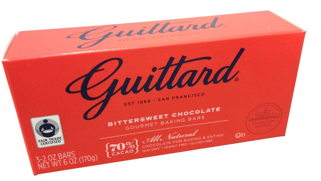 Guittard, 70% Bittersweet Cocoa Baking Bars, Semi Sweet, 6oz