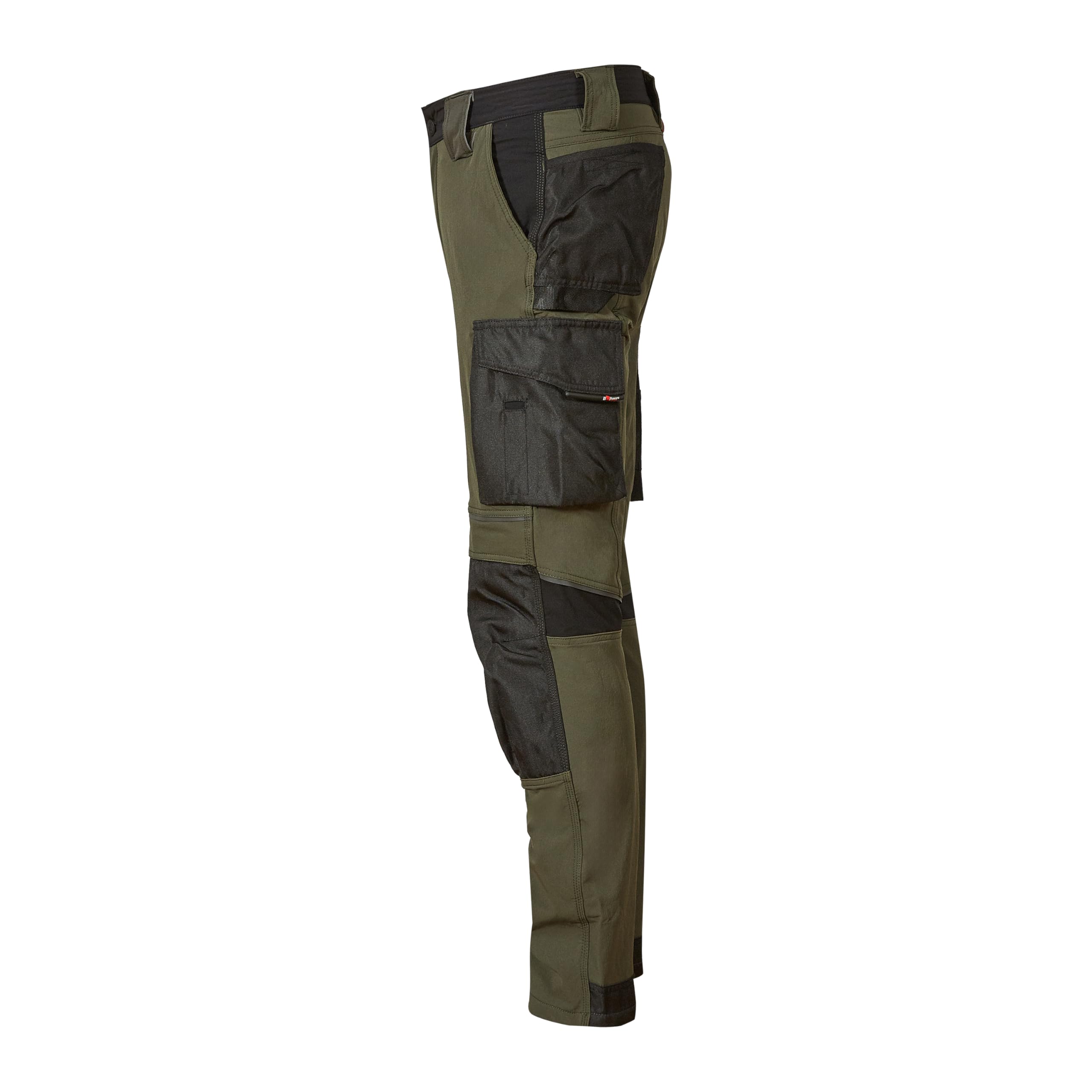U-Power Don't Worry... BE Happy! Pantalone da Lavoro Idrorepellenti Atom Dark Green Pantaloni da Lavoro Uomo