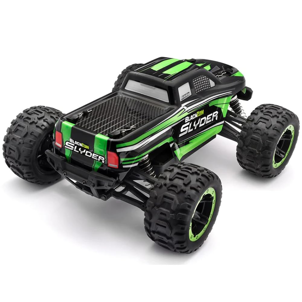 Voiture télécommandée BlackZon Slyder MT Eletric Monster Truck 4WD Vert (540100)