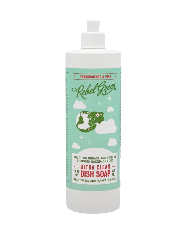 Rebel Green - Super Deluxe Dish Soap Frankincense Pine - 16 fl oz