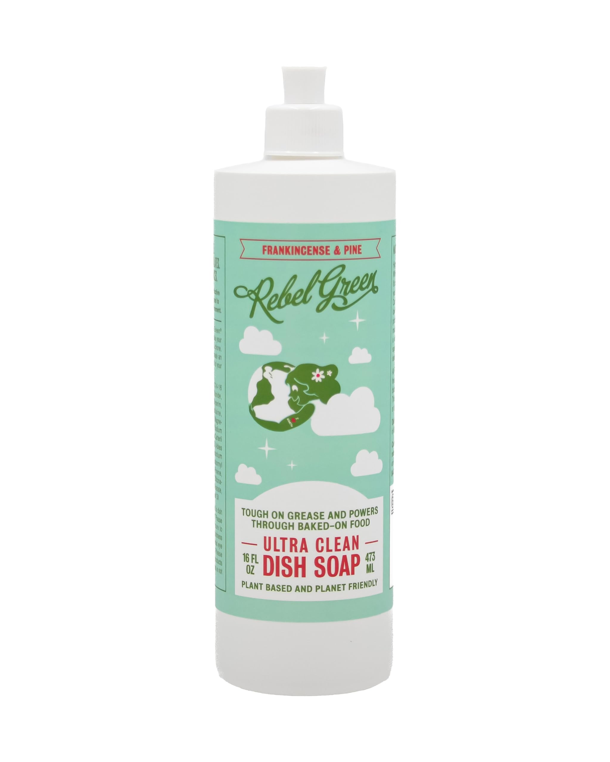 Rebel Green - Super Deluxe Dish Soap Frankincense & Pine - 16 fl. oz.