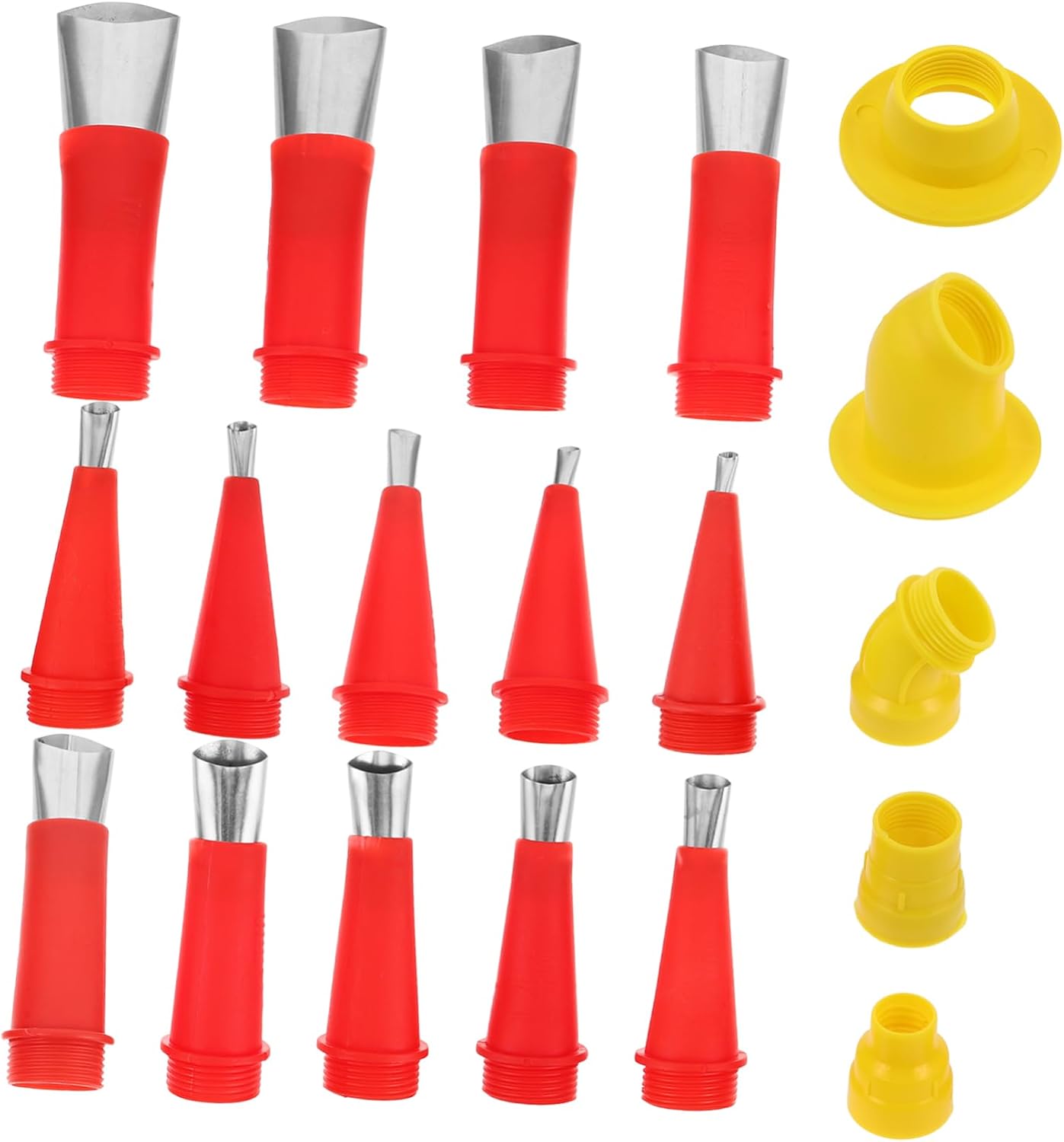 1set Caulking Sprayers Reusable Nozzle Tips and Mixing Sticks for Epoxy Resin Efficient Adhesive Application Tool for Home Repairs and Crafting Projects