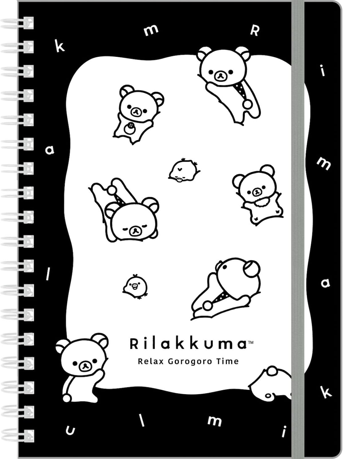 NY45202 リラックマ BASIC RILAKKUMA MONOCHROME B6SPノート