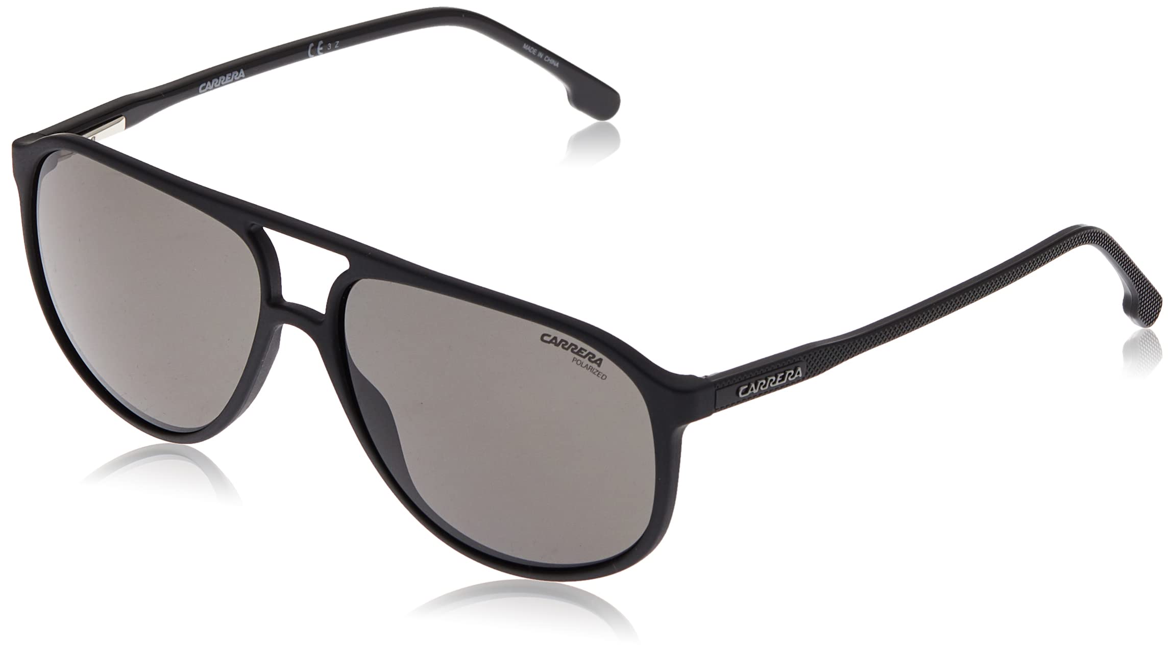 Carrera Men's Carrera 257/S Sunglasses, Black/Polarized Gray, 60mm 15mm US