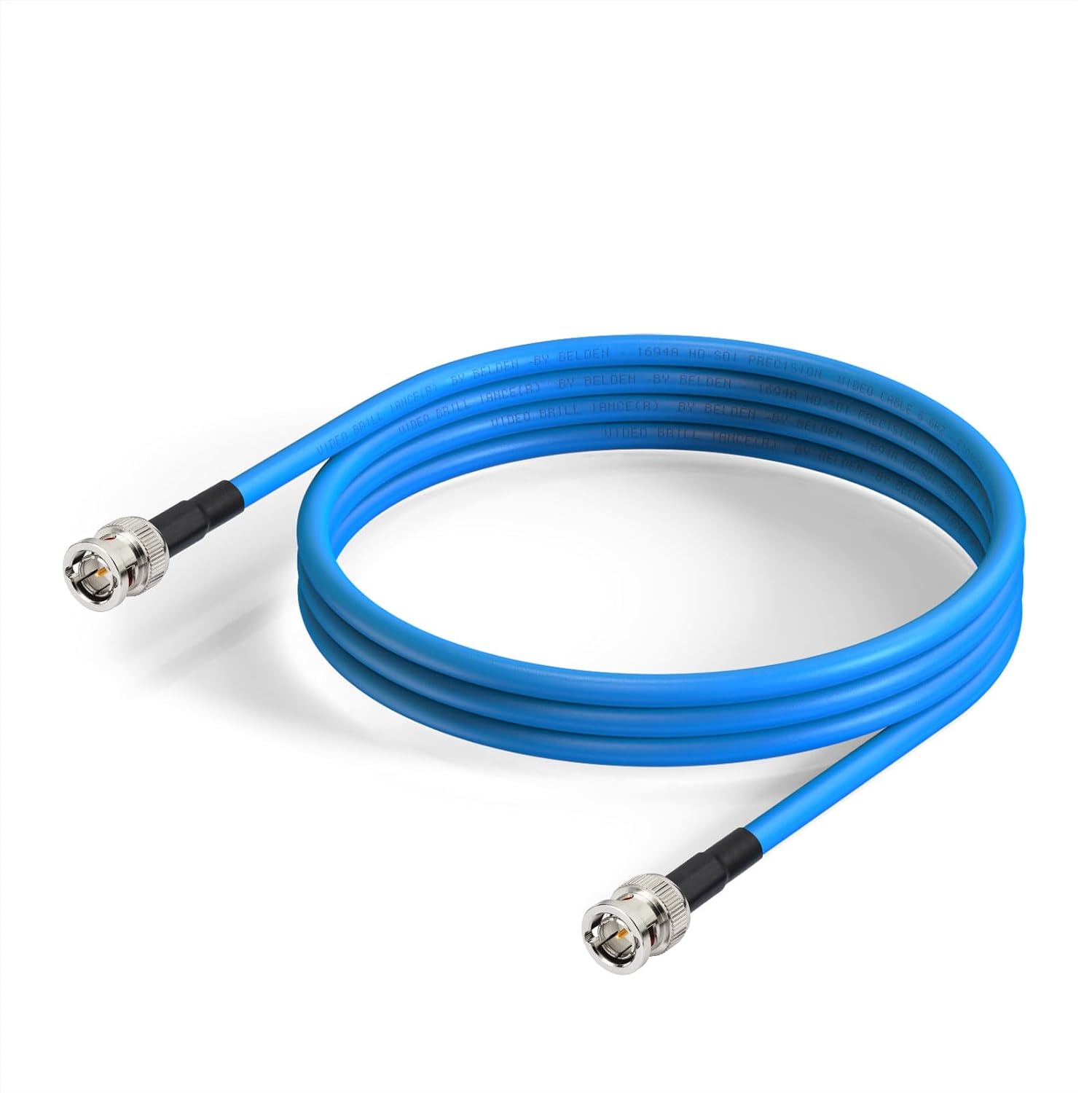 Yuslao 3G 6G 12G SDI Cable 6ft 75 Ohm BNC Male to Male Belden 1694A SDI Video Cable Supports 12G/6G/3G/HD-SDI/4K/8K Camera (2-Pack)