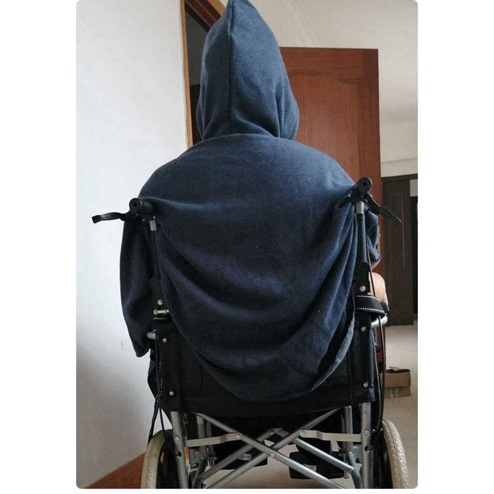 Capa para Silla de Ruedas Manta para Silla de Ruedas Manta cálida de Felpa a Prueba de Viento Manta para Silla de Ruedas de otoño e Invierno Capa para Silla de Ruedas de
