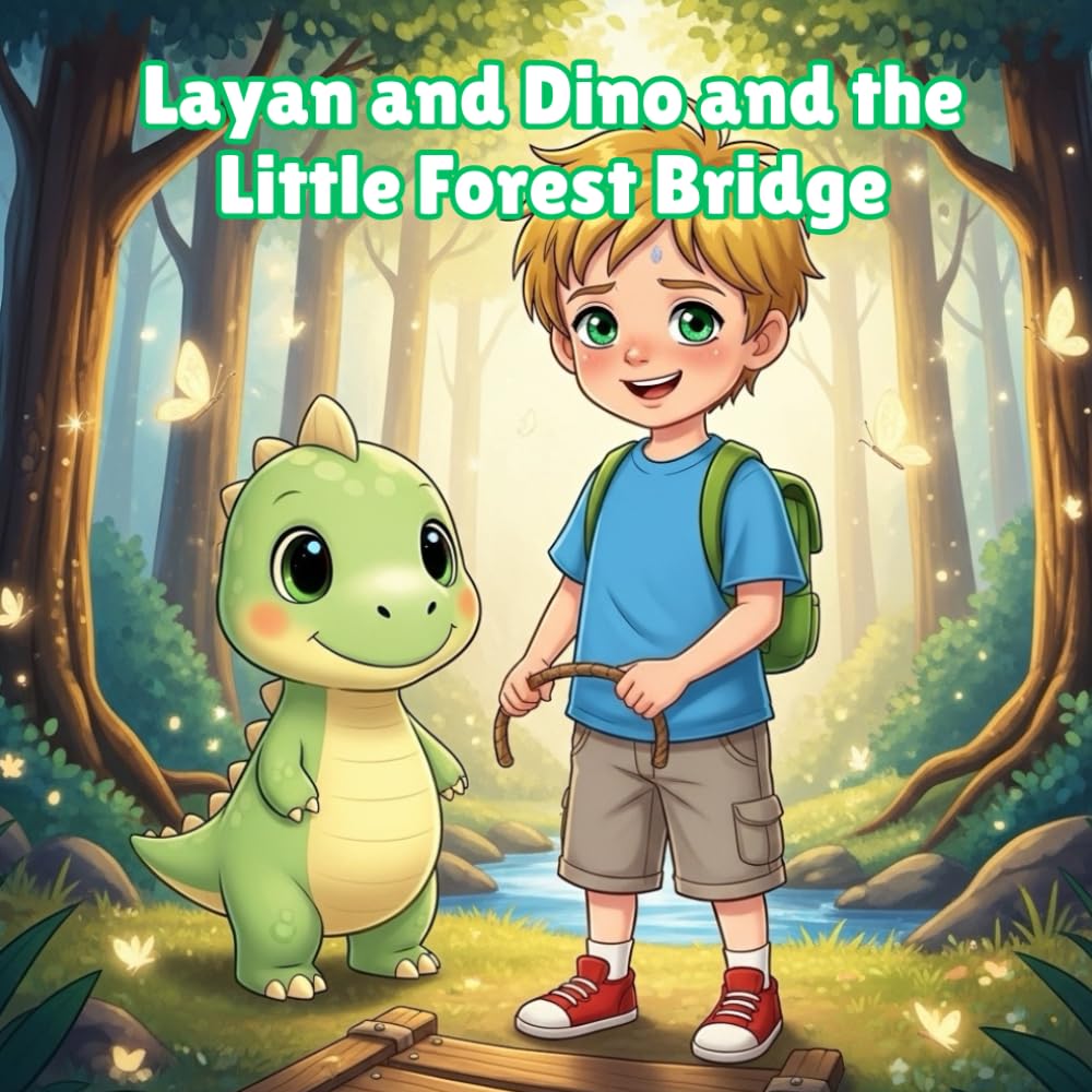 Layan and Dino and the Little Forest Bridge: The Adventures of Lian & Dino – A Children's Story About Cooperation, Friendship, and Learning to Work Together