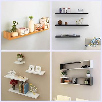 4pcs 5 inch Floating Shelf Invisible Support Bracket,Hidden Shelf Support Brackets Hardened Concealed Floating Shelf Blind Wall Shelf Floating Shelf Metal Brackets