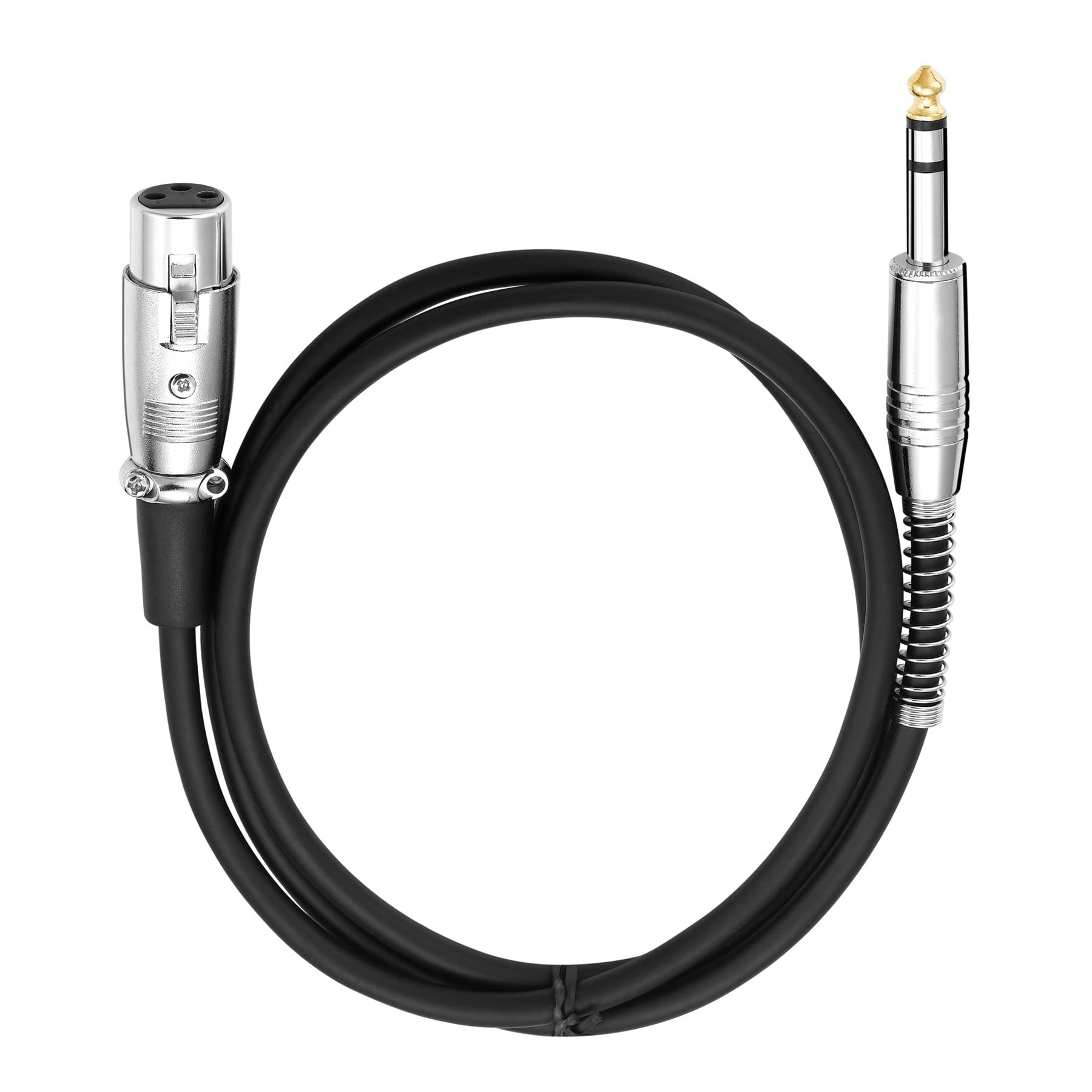 1/4'' Jack 6.35mm Stéréo Mâle vers XLR Femelle Microphone Câble Feuille + Tressé 1.8m 3m 5m 10m(3m 10ft)