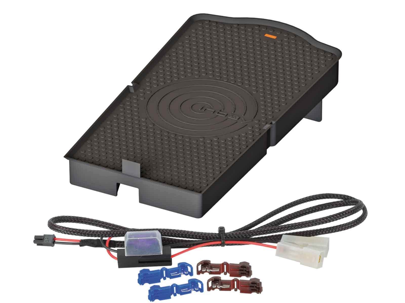 INBAY 10W Handyhalterung Auto Ablagefach Induktiv/Kabellos passend für Mercedes C-Klasse (W204/S204/C204), E-Klasse (W212/S212/C207/A207) - Autohalterung Zubehör Innenraum - Qi