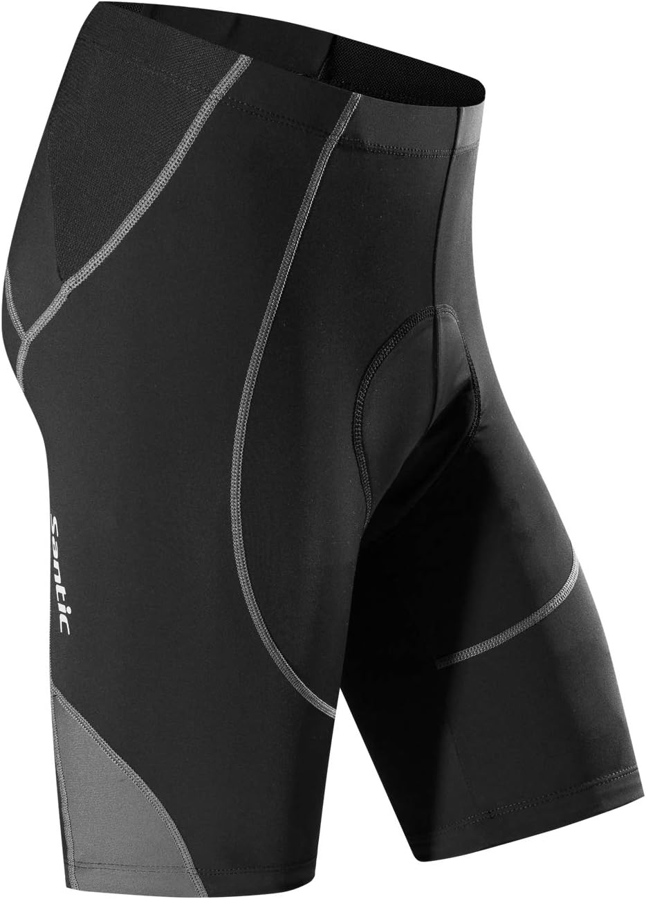 Santic Mens Cycling Shorts Men Padded Cycle Shorts Mens Road Bike Shorts with Pad Cycling Clothing for Men - Genting