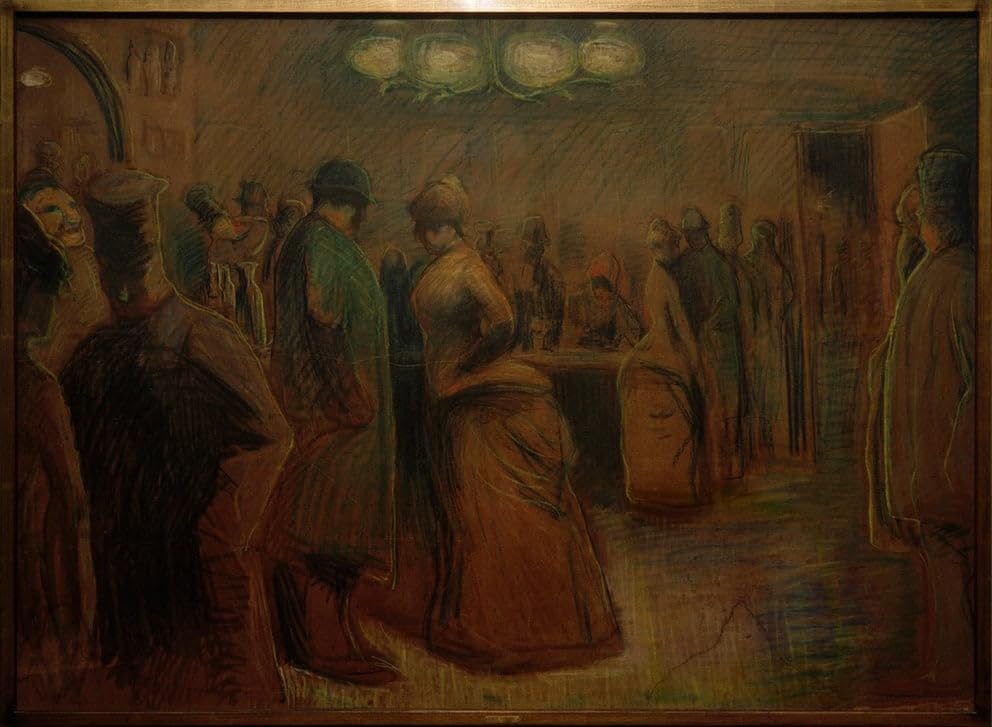 Tableaux Graffiti Art Mural d'Emile Bernard Impression Fine Art Moderne et Durable 60x90cm