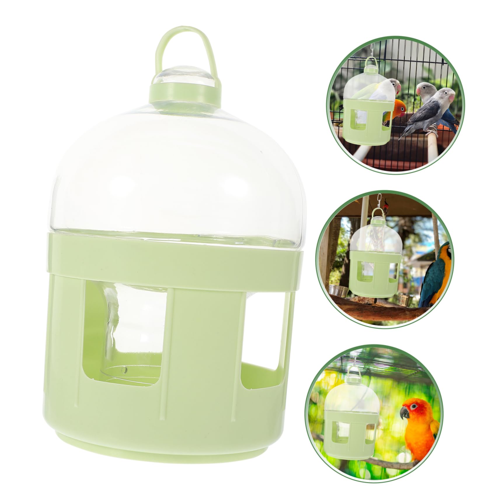 HANABASS 3piezas Dispenser De Agua para Aves De Bebedero Automático para Palomas y Codornices Contenedor De Plástico Suministro De Agua para Mascotas