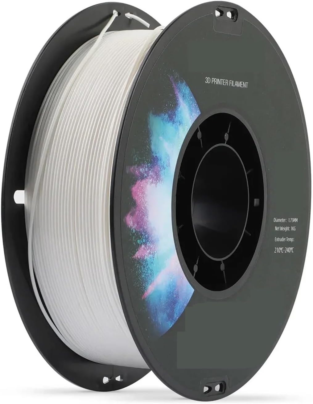 For creality CR-TPU Filament 1.0Kg 1.75mm Soft Adhesive High Resilience 210-240℃ Printing Temperature 3D Printer Materials(Green)