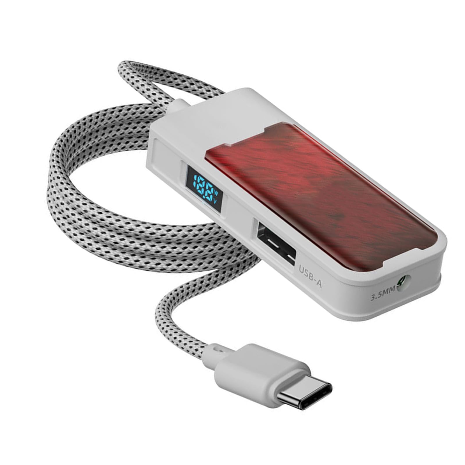 ordinarYone Adattatore 3/4 in 1 di Tipo C per Gaming Auricolare Telefono Tablet Adattatore di Ricarica Rapida Espansione Dispositivo Mobile Smartphone