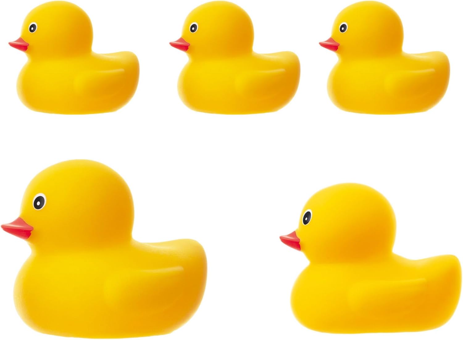 Bath Toy Duck Pack of 5 Tullo