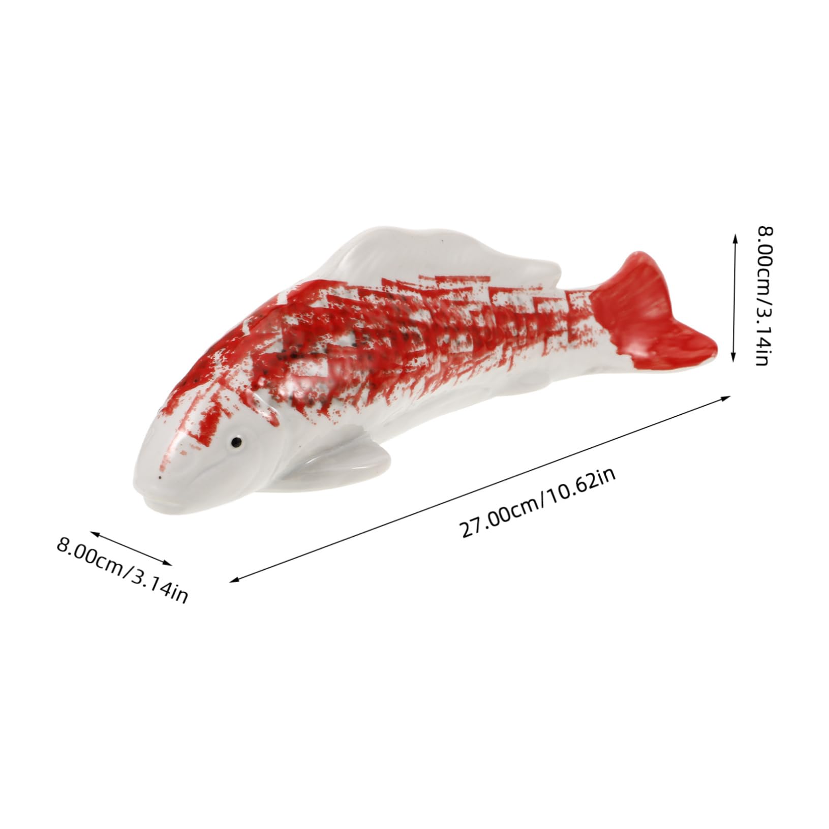 POPETPOP Ornamenti per Acquario Grotta Pesce Galleggiante Pesce Artigianale Adorabile Statua di Pesce Decorazione per Acquario Piccolo Ornamento A Forma di Pesce