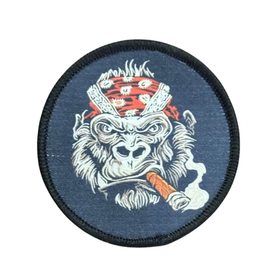 REENA Embroidered Sew on Patches Combo Small for Clothes Jackets Pants Jeans Bags Boutique Multicolour Different Stitching Patches Set of Patches. Multocolor (6 Patch(o) + us Flag+ Gorilla) 4