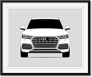 Audi Q5 Type 80A (2017-Present) 2nd Generation Inspired Poster Print Wall Art Decor Handmade (Unframed)