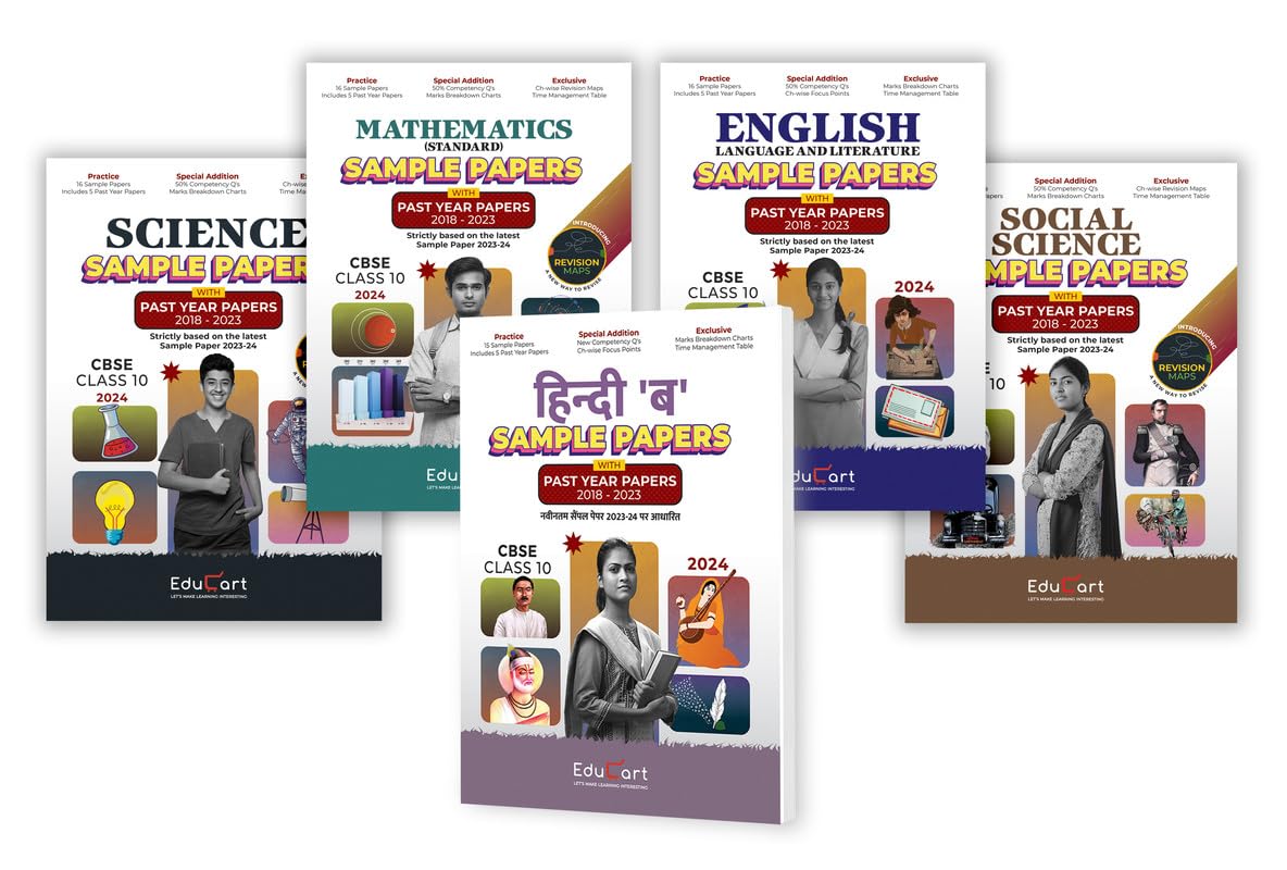 Buy Educart CBSE Class 10 Sample Papers Bundle Science, Mathematics