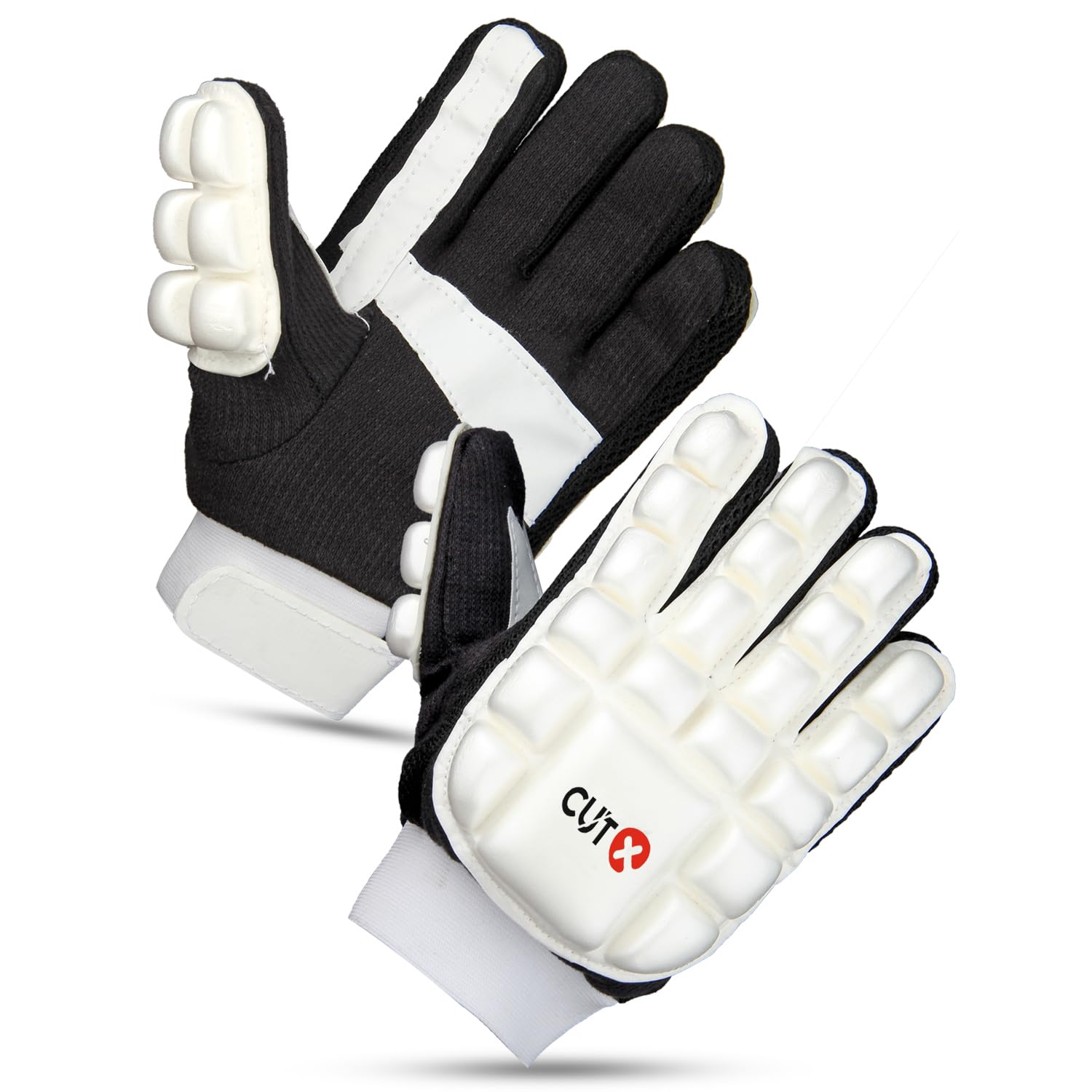 Cutx Cricket Batting Gloves for Kids, White Moulded Gloves for 7 to 9 Years-picture-13