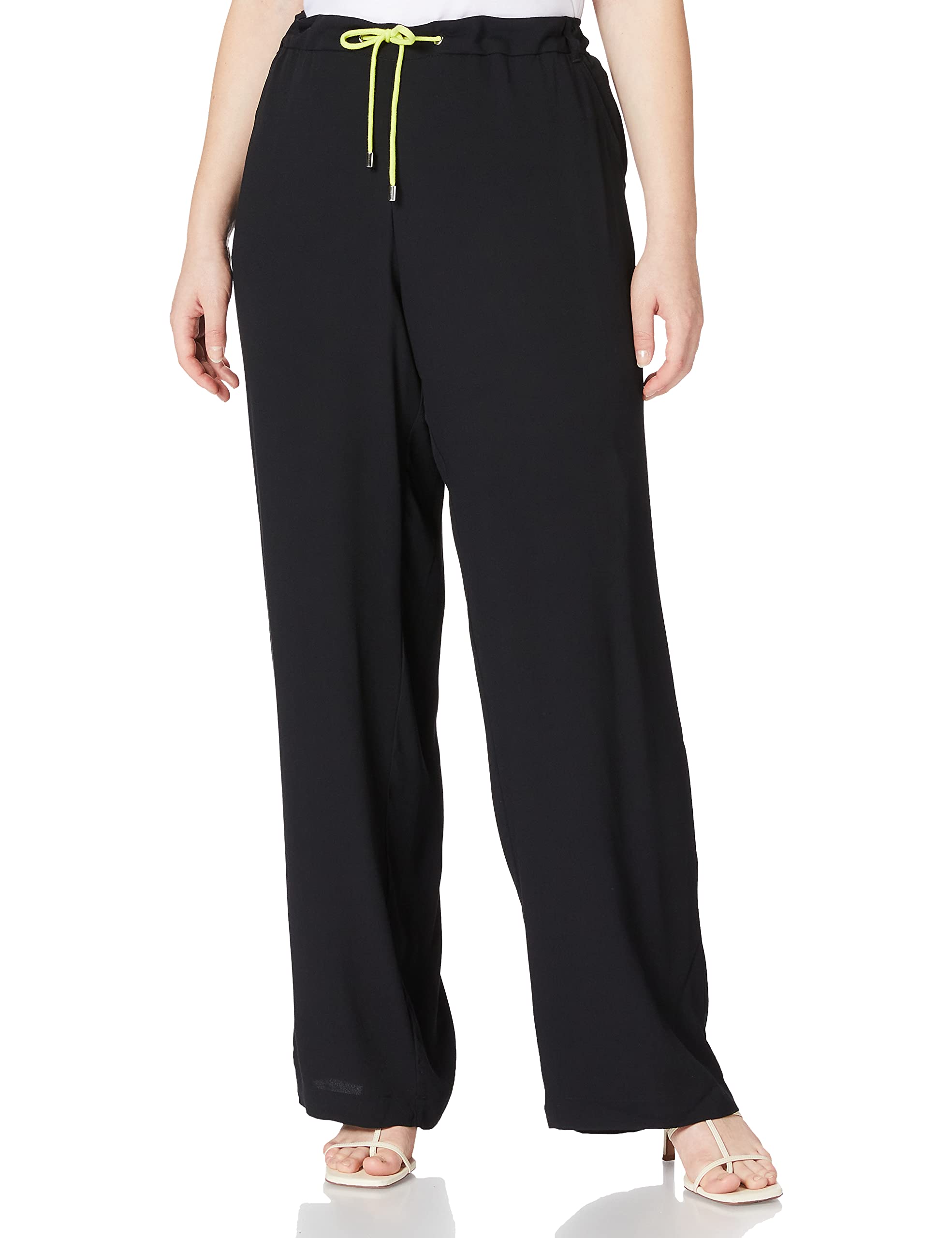 Pantalon pata de elefante blanco. Disfraces baratos online