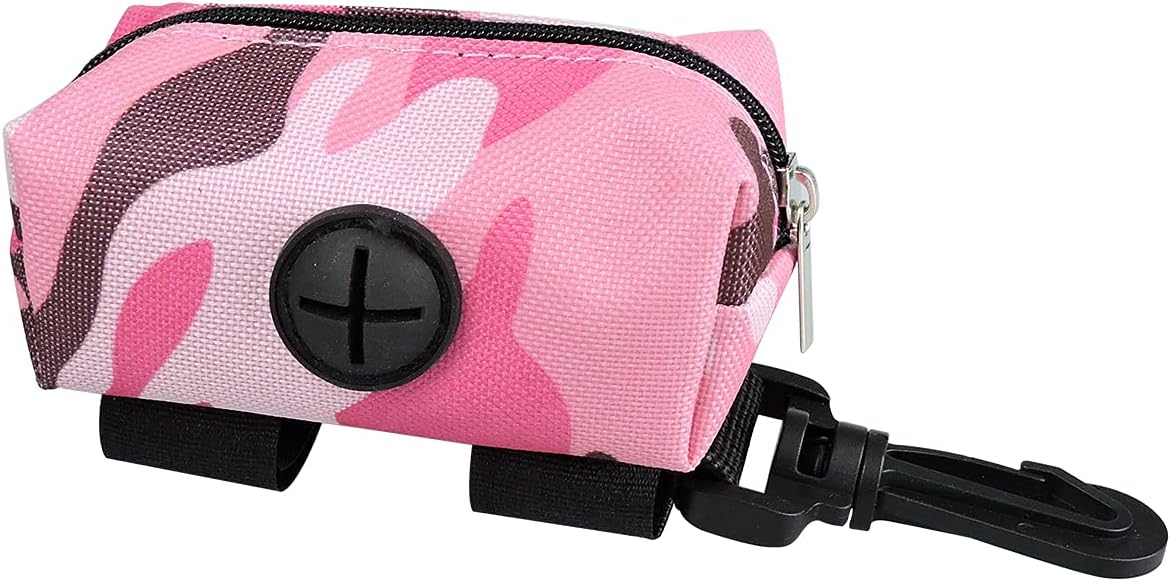 Dog Poo Bag Fabric Dog Waste Bags Holder Waste Bag Carrier with Elastic