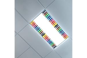 Fluorescent light covers for Classroom Office Diffuser Panels