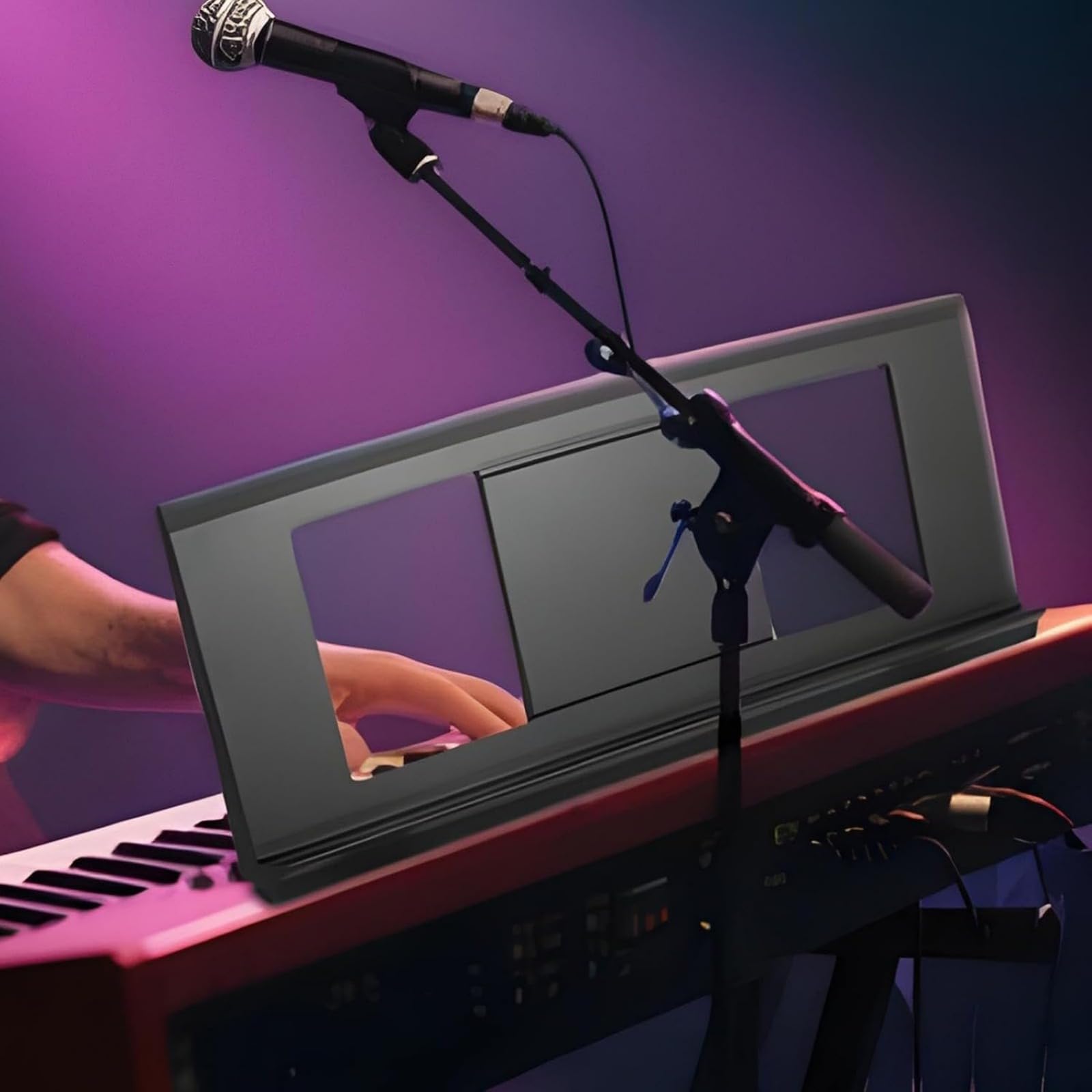Porte-partitions De Piano,Support De Partition Universel pour Clavier Numérique,Plateau Antidérapant Stable, Accessoires Musicaux Multi,modèles pour Pratique Domestique Et Studio Musical