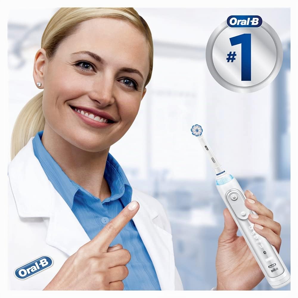 Oral-B Sensitive Clean - Testine per spazzolino elettrico, garantiscono la pulizia delicata dei denti, tecnologia ultra sottile, 8 pezzi