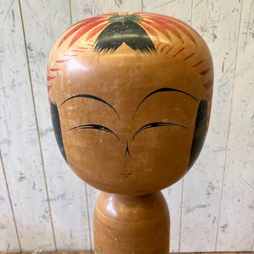 昭和レトロ 木製 伝統工芸 工芸品 大型 こけし 小芥子 置物 オブジェ Amazon.co.jp: レトロ 木製 伝統工芸 工芸品 大型 こけし 小芥子