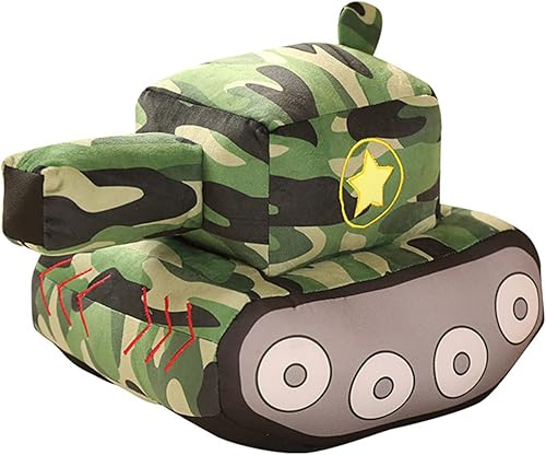 Heave Tank - Juguete de peluche de simulación de modelado de pentagrama, cojín para abrazar, adorable y cómodo para niños, almohada de peluche para