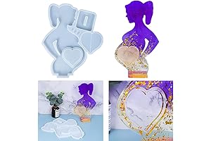 Mother's Day Gifts, Playing Mold Photo Frame Resin Molds Silicone