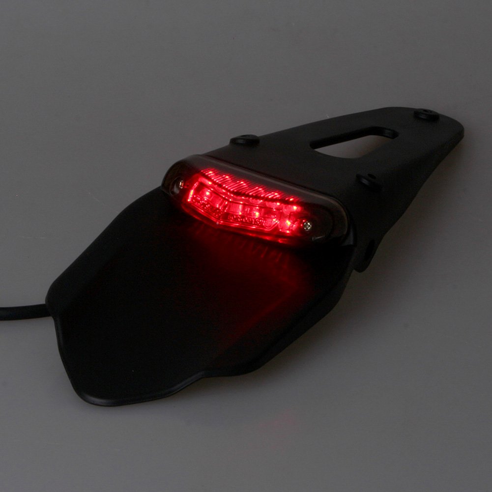 Garde-Boue Arrière Moto Universel Avec Feu LED – Protection Et Visibilité Pour Tout-Terrain