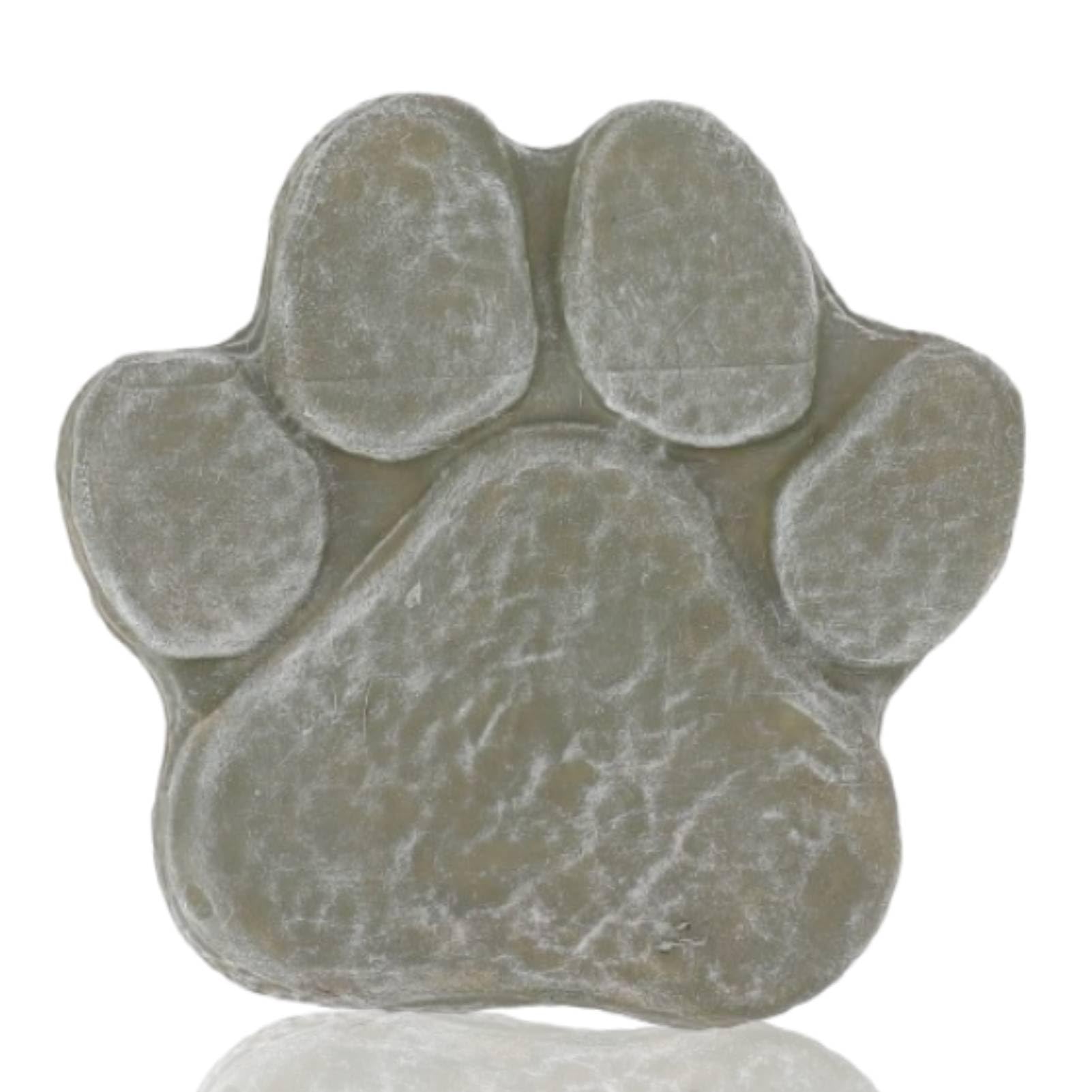 HERCHR Pietre Commemorative per Animali Domestici, Pietra Tombale per Animali Domestici con Impronta di Zampa, Pietra Commemorativa per Cani, Pietra Commemorativa con Impronta di Zampa di Cane(Verde)