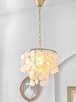 Vista 4 de RISEON Marco de pantalla de lámpara con agujeros para colgar, pantalla de lámpara de bricolaje, anillo de alambre, soporte para colgar E27, marco