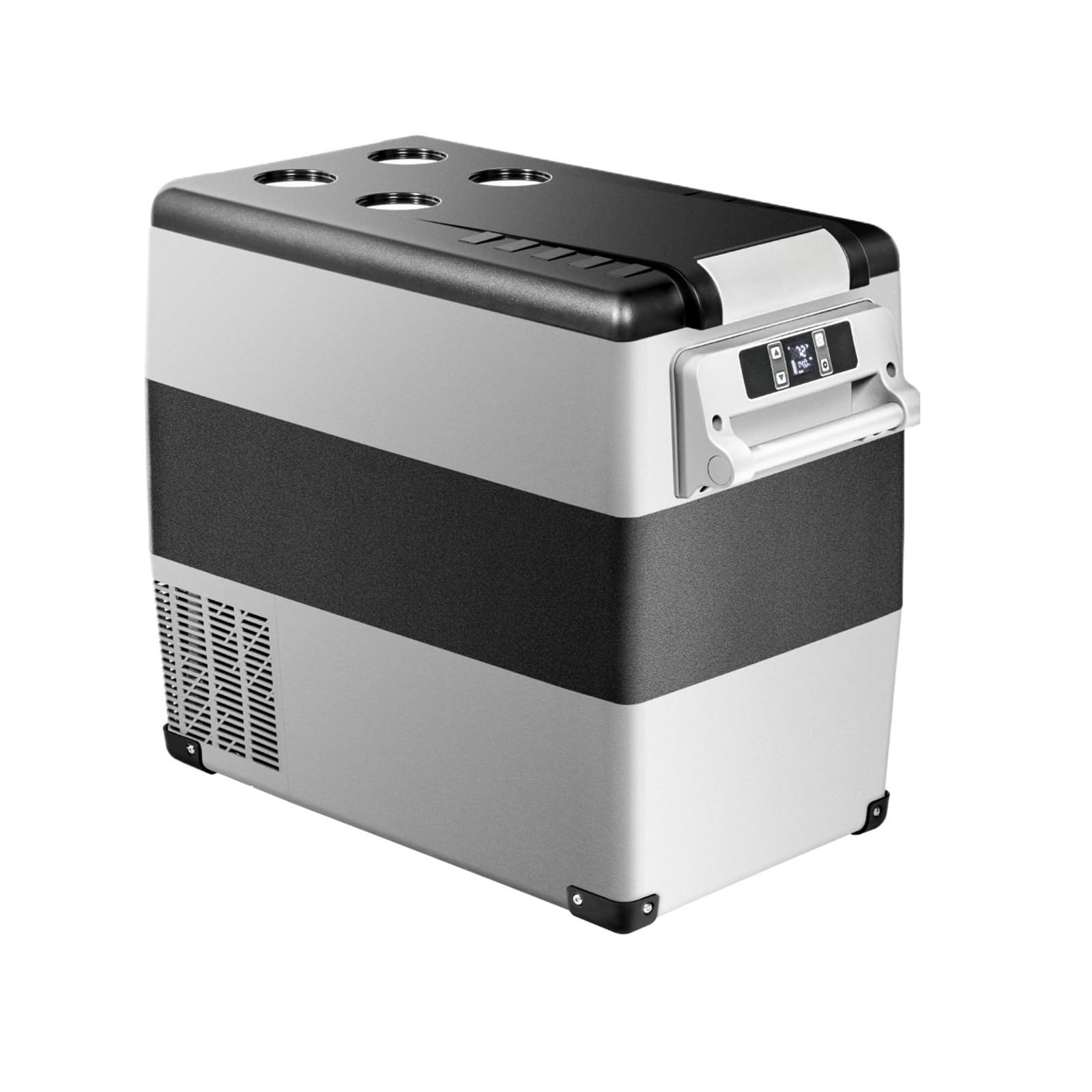 Refrigerador portátil for Coche de 55/45/35 L, 12/24 V CC, con compresor y Control por aplicación, for Camping y Viajes.(CF 55L)