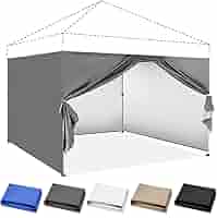 CanopyAL クリア Amazon.com : CROWN SHADES 10x10 Canopy Sidewalls, Mosquito