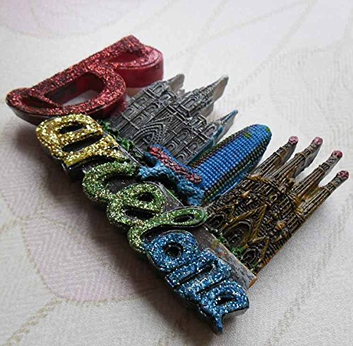 Wedare Barcelona Spagna Park Guell 3D Frigorifero Magnete