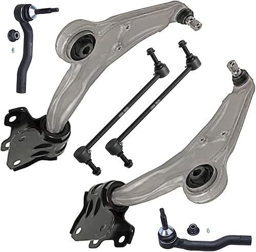Miniatura 357 de Detroit Axle - Kit de brazos de control AWD para cargador Chrysler 300 Dodge Challenger Magnum, 2 brazos de control superiores delanteros con rótula