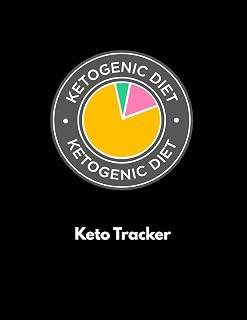Ketogenic Diet Keto Tracker: Male Fitness Plain Black Weight Loss Journal Planner