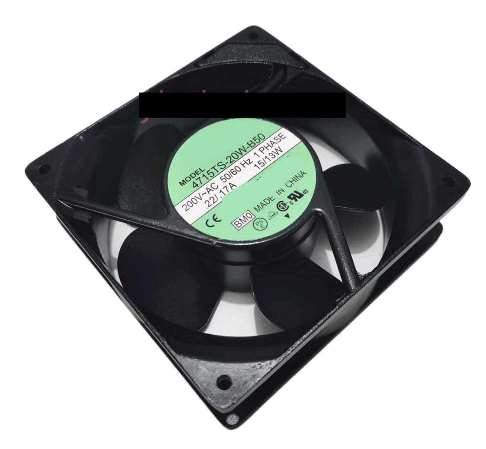 YMUGUEGH 4715TS-20W-B50 BM0 AC 200V 17W 120x120x38mm 2-pin Cooling Fan